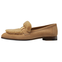 HERMES Paris Casual Single Shoes Women's Brown