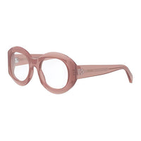 CELINE Acetate Oval Eyeglass Frames Women's Light Pink