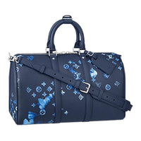 LOUIS VUITTON Keepall Bandouliere 40 Ink Watercolor