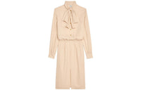 CELINE Long Sleeved Dresses Women's Pink
