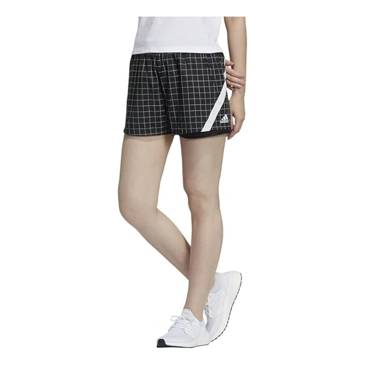 (WMNS) adidas Sport Shorts Asia Sizing 'Black White' GM0687