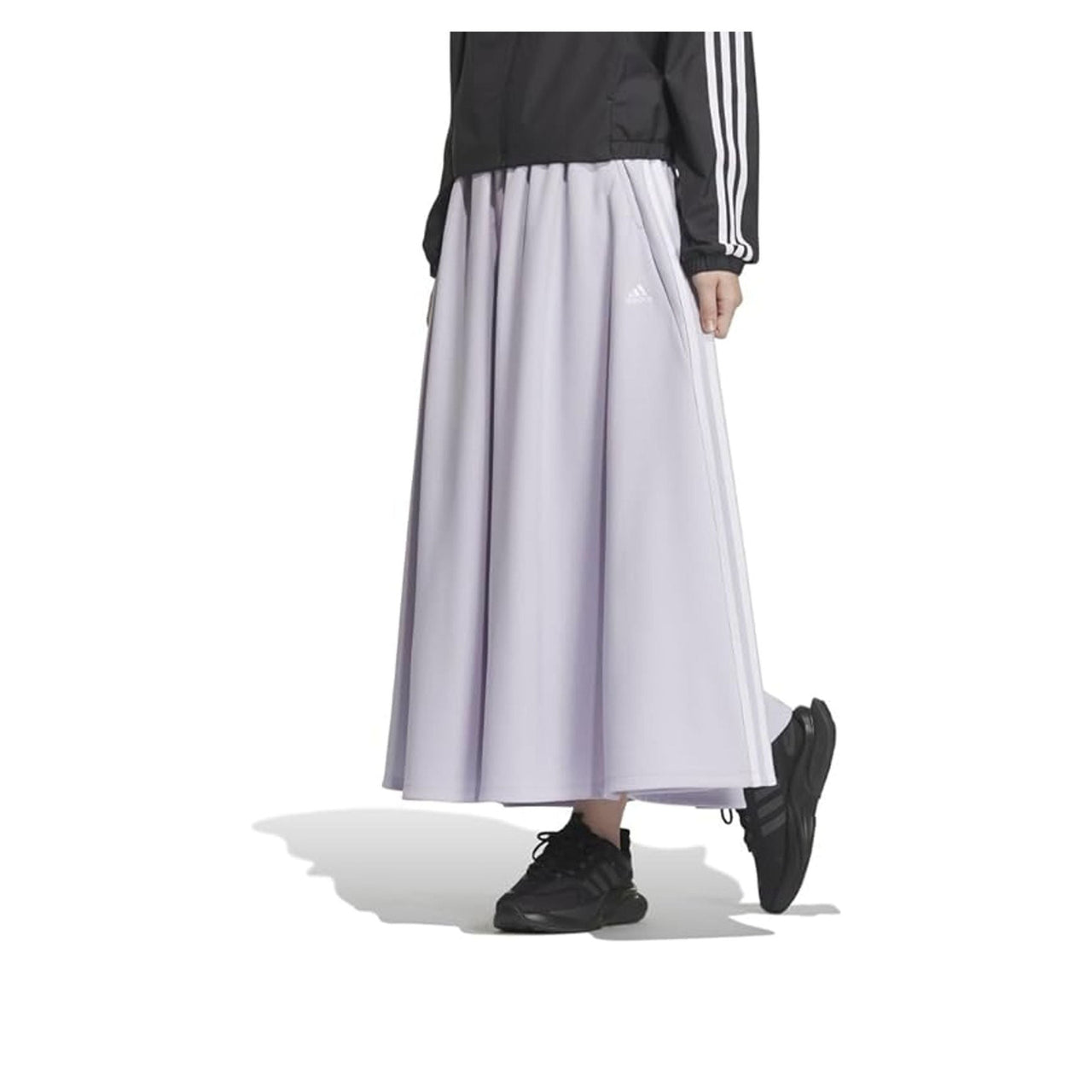 (WMNS) adidas 3-Stripes Loose Double Knit Skirt Asia Sizing 'Purple' IK9879