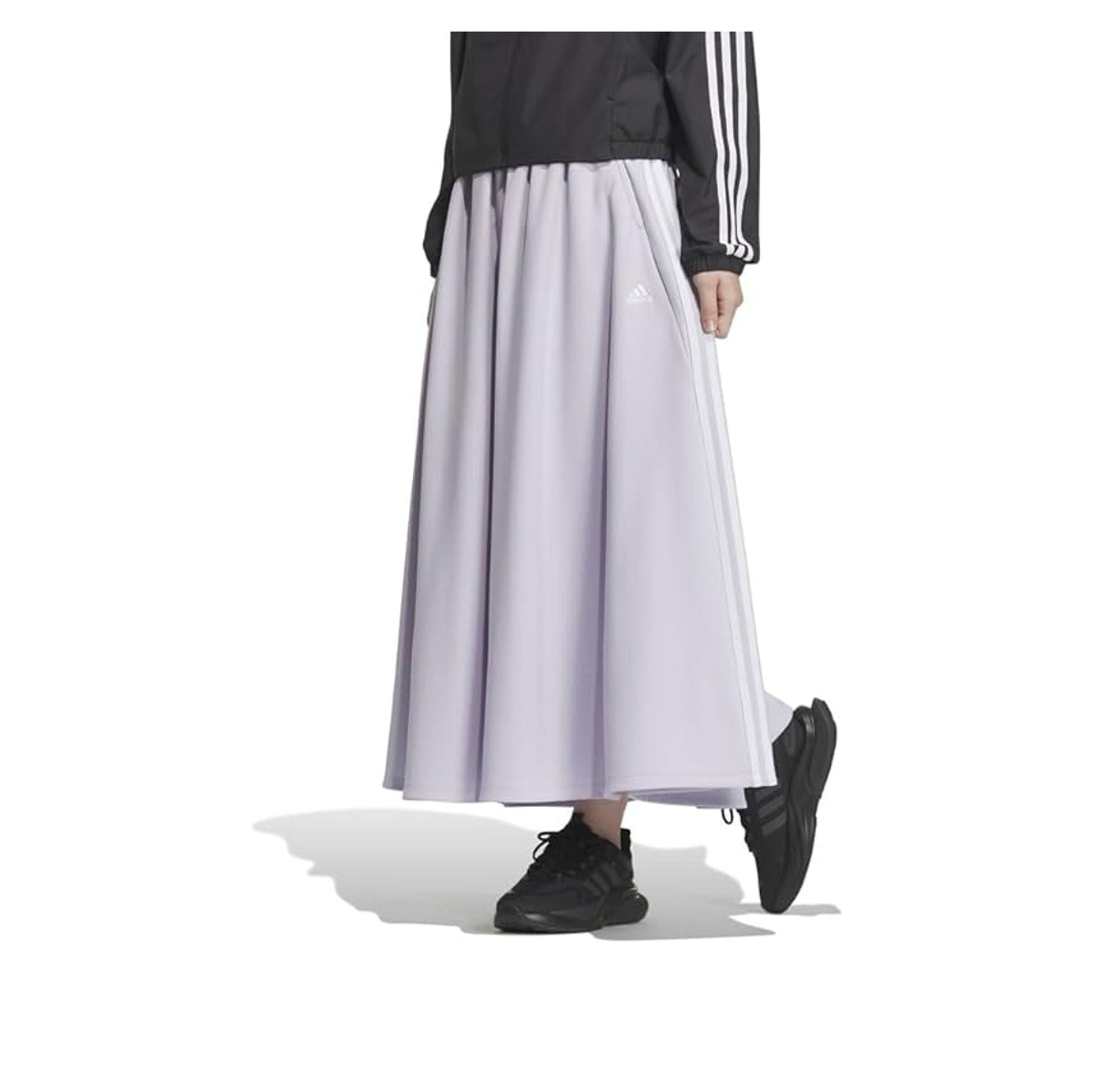 (WMNS) adidas 3-Stripes Loose Double Knit Skirt Asia Sizing 'Purple' IK9879