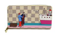 LOUIS VUITTON PVC Coated Canvas Wallet Unisex Multicolor