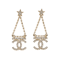 CHANEL Earrings Women's Gold