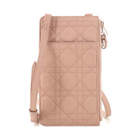 DIOR Sheepskin Wallet Women's Pink