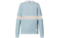 LOUIS VUITTON Tulle Insert Knit Pullover