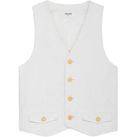 CELINE SS25 Tank Top Women's White