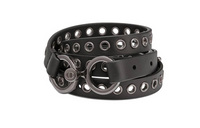 DIOR Leather Belts Women's Black