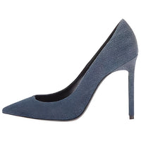 SAINT LAURENT Slim Heel High Heels Women's Blue