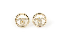 CHANEL Earrings Women's Gold