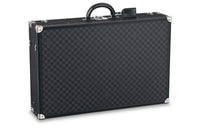 LOUIS VUITTON Canvas Portable Suitcase Hard Case Men's Black