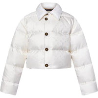 LOUIS VUITTON 1AFUIK Cropped Monogram Puffer Jacket