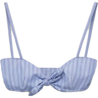 PRADA Striped Chambray Top