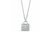 HERMES Kelly Amulette 18K White Gold Necklaces Women's