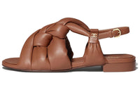 CHANEL Strap Sandals Women's Light Brown