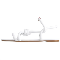 LOUIS VUITTON Rivage Strap Sandals Women's White
