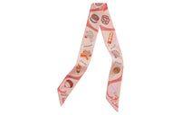 HERMES Silk Scarves Women's Pink