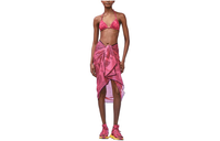 HERMES Cloaks Women's Rose Pink