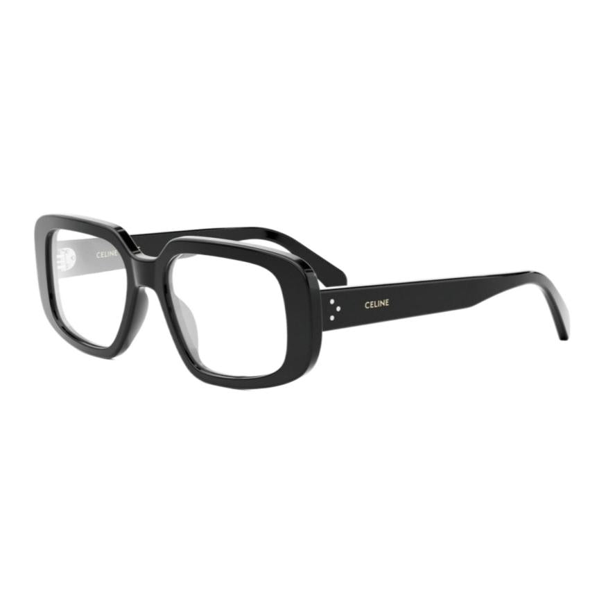 CELINE Acetate Square Eyeglass Frames Men's Black