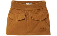 MIU MIU FW23 Casual Short Skirts Women's Ochre