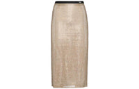 PRADA Holiday Casual Long Skirts Women's Gold