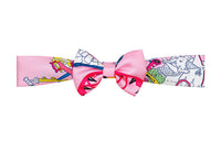 HERMES Silk Scarves Women's Pink/White/Multicolor