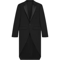 CELINE Long Tux Jacket In Mohair Gabardine
