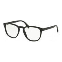 PRADA Plastic Rectangular Eyeglass Frames Women's Black