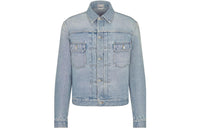 DIOR FW23 Denim Jacket Men's Light Blue