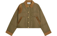 CELINE Leather Jacket Women's Umber