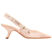 DIOR J'Adior Irregular Heel High Heels 6.5cm Women's Nude