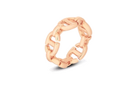 DIOR Metal Rings Women's Rose Gold