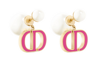 DIOR Earrings Women's Pink
