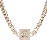 CHANEL Necklaces Women's Gold