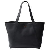 PRADA Leather Tote Bag, Shopping Bag, Handbag Men's Black