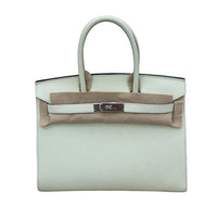 HERMES Birkin Epsom Leather Birkin Bag Handbags Women's 0S Bubble Green