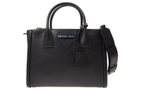 PRADA Calfskin Shoulder Bag Crossbody Bag Handbag Women's Black