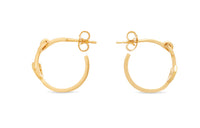 CELINE Brass Earrings Women's Gold