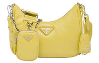 PRADA Re Edition Nappa Leather Crossbody Bag Shoulder Bag Women's Pomelo Green