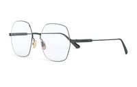 DIOR Metal Irregular Shape Eyeglass Frames Women's Blue