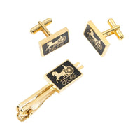CELINE Metal Cufflinks Men's Gold