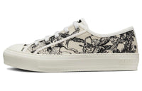 DIOR Walk'n'Dior Low Top Stylish Skateboarding Shoes Women's Black White