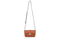 DIOR Cannage Cosmo Leather Shoulder Bag Crossbody Bag Mini Men's Cognac
