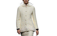 CHANEL Jackets Women's Light Beige