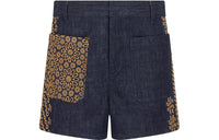 DIOR SS23 Casual Shorts Women's Blue