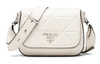PRADA Spectrum Leather Crossbody Bags Shoulder Bags Women's Chalk White