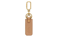 SAINT LAURENT Cassandre Logo Debossed Keyring