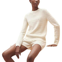 HERMES SS23 Sweatshirt Women's Gray White