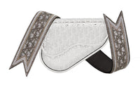 DIOR Cow Leather Saddle Bag Sling Bag Crossbody Bag Mini Men's Silver